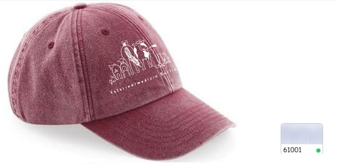 Vintage Dad Cap mit Stick in verschiedenen Farben