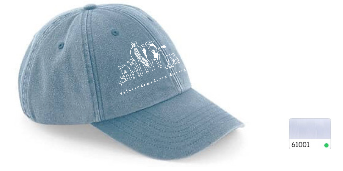 Vintage Dad Cap mit Stick in verschiedenen Farben