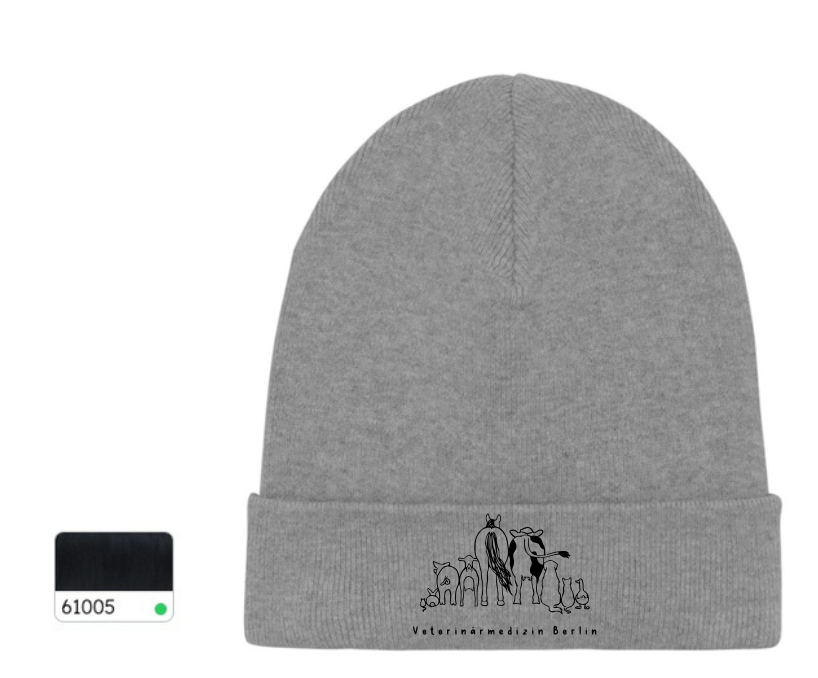 Beanies mit Stick in verschiedenen Farben