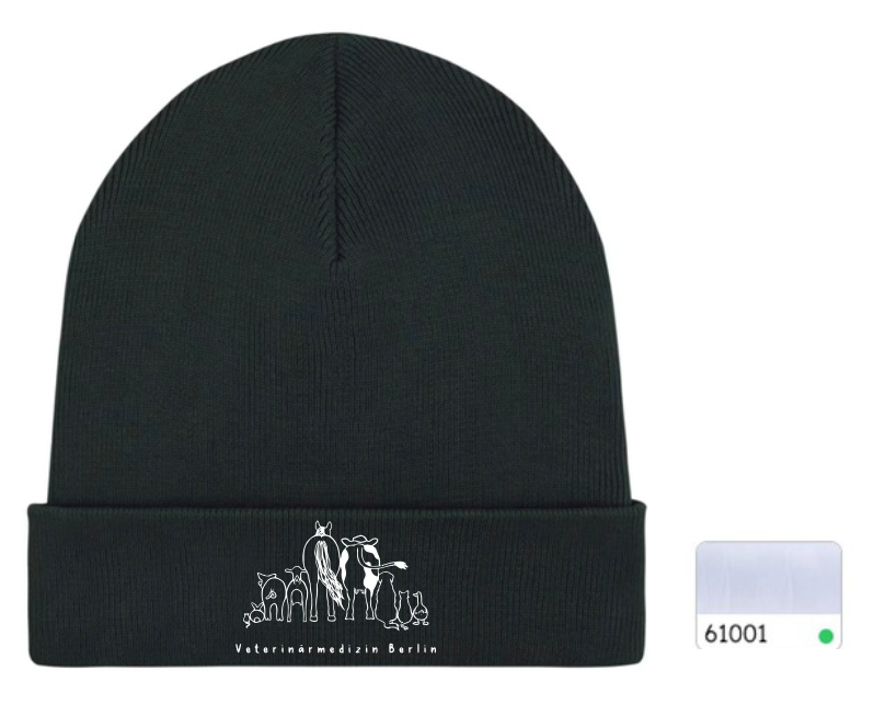 Beanies mit Stick in verschiedenen Farben