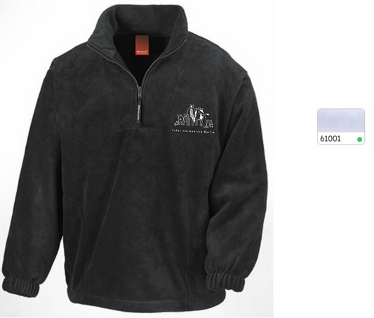 Fleece Pulli mit Stick in verschiedene Farben