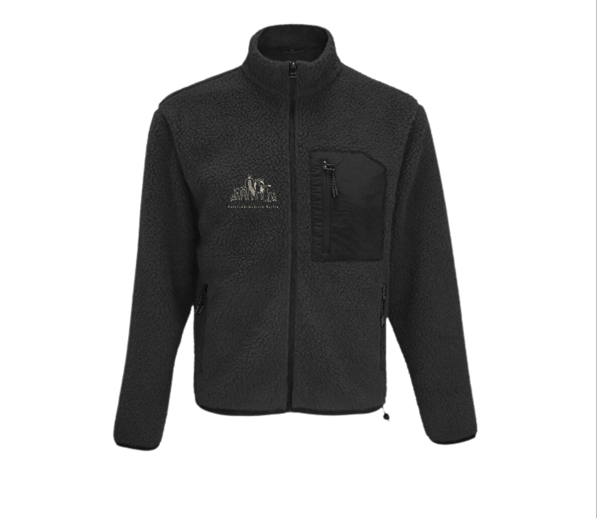 Sherpa Jacke mit Stick in verschiedene Farben
