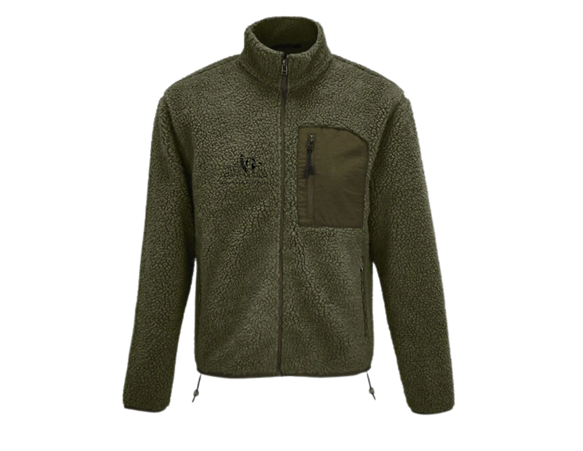 Sherpa Jacke mit Stick in verschiedene Farben