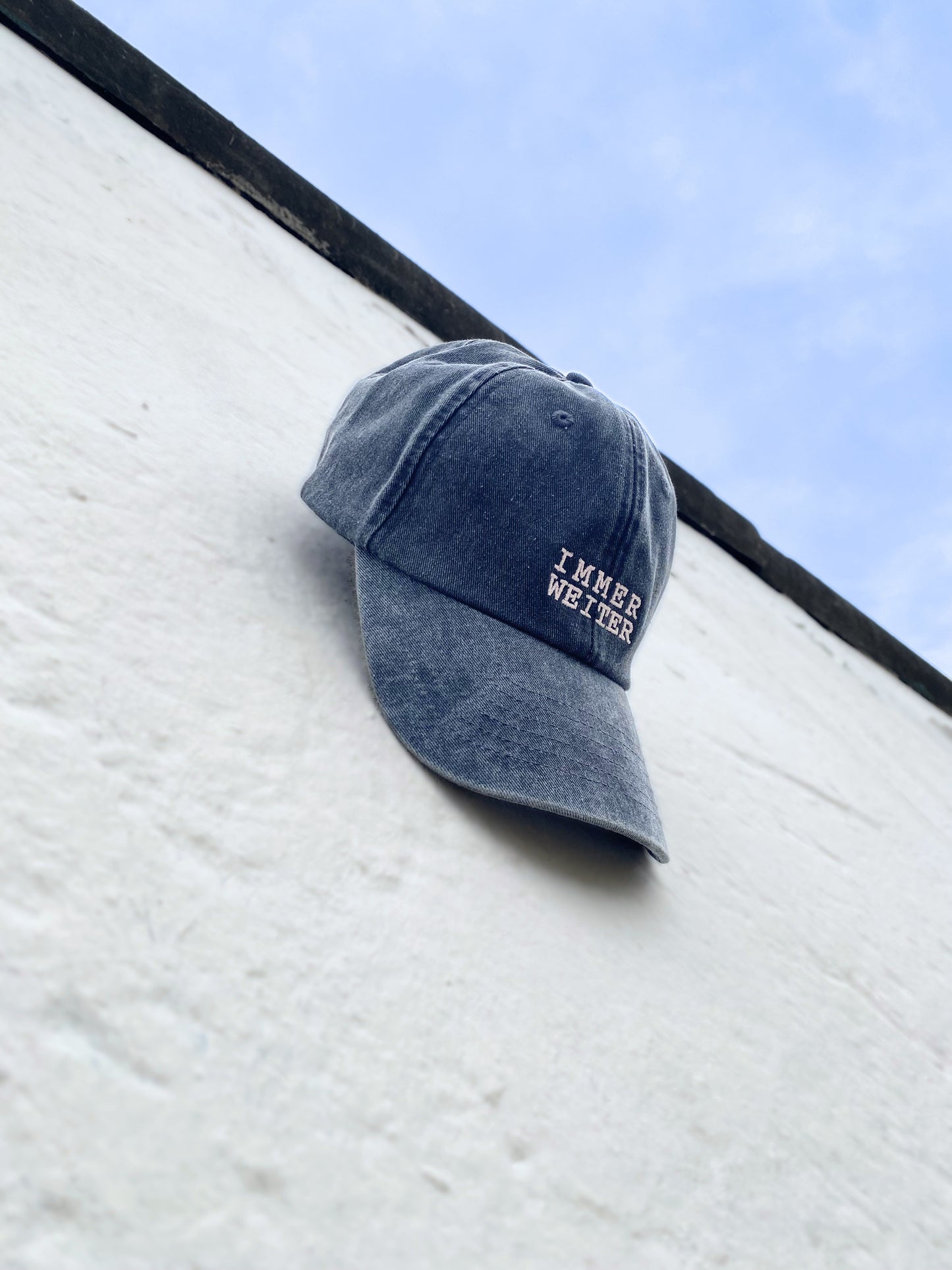 C:KO Immer weiter Vintage Cap schwarz/pink glow