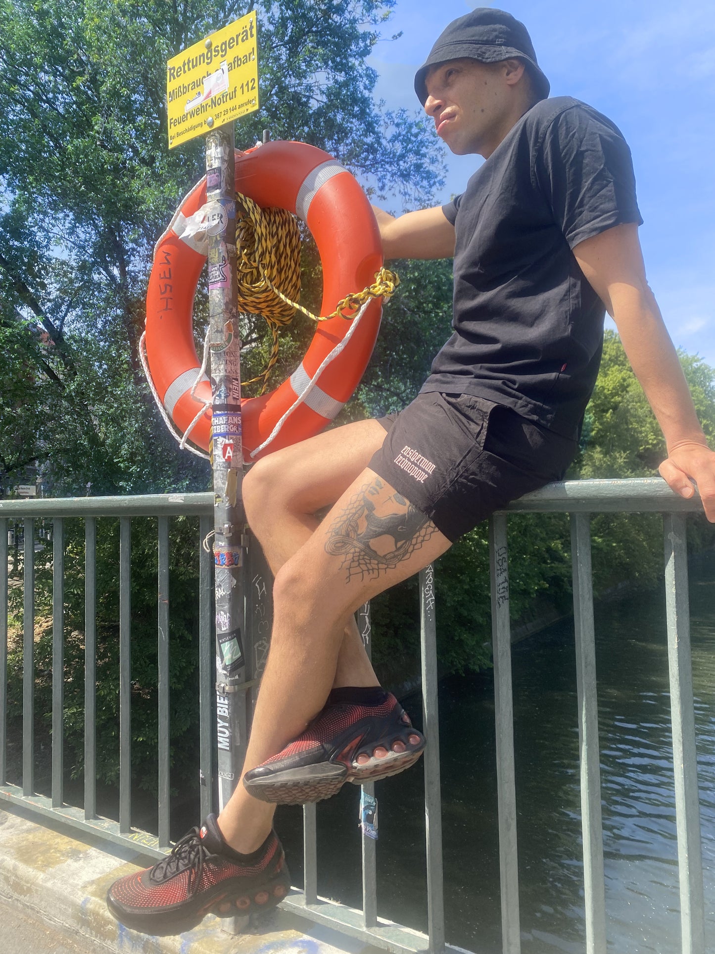 C:KO Eastgerman Technopope Badehose schwarz