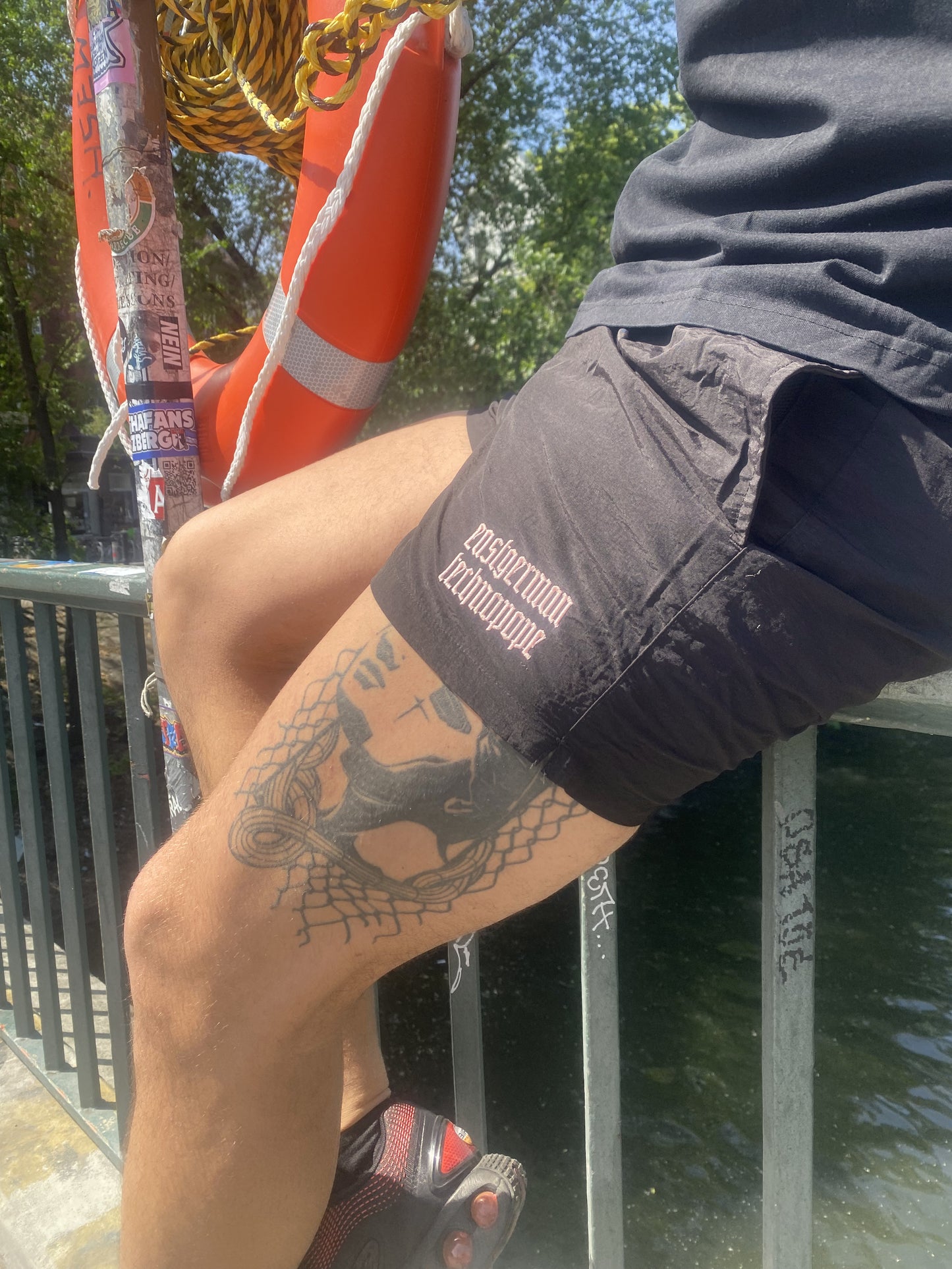 C:KO Eastgerman Technopope Badehose schwarz