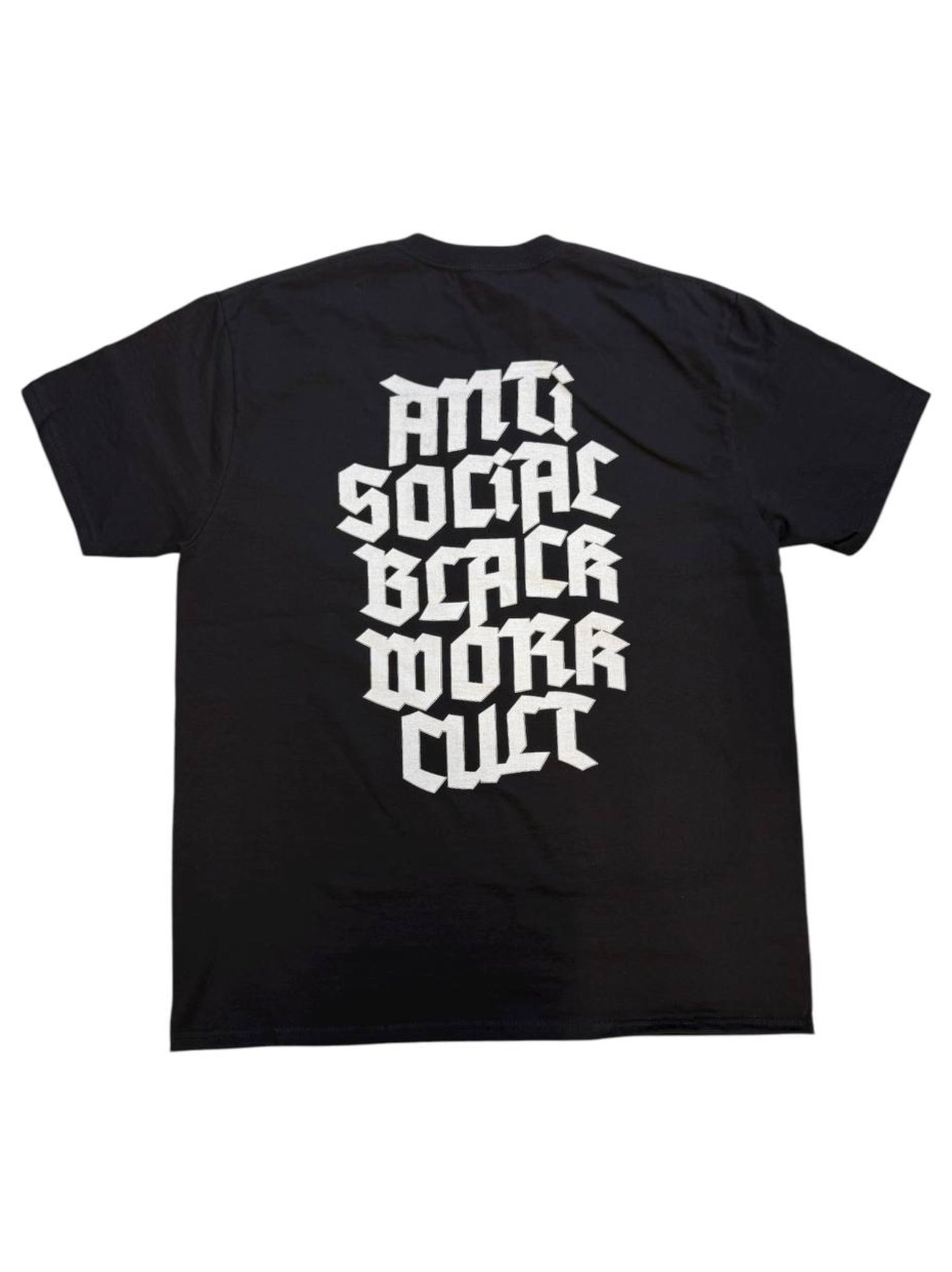 Svartmarket Anti Social Black Work Cult Shirt