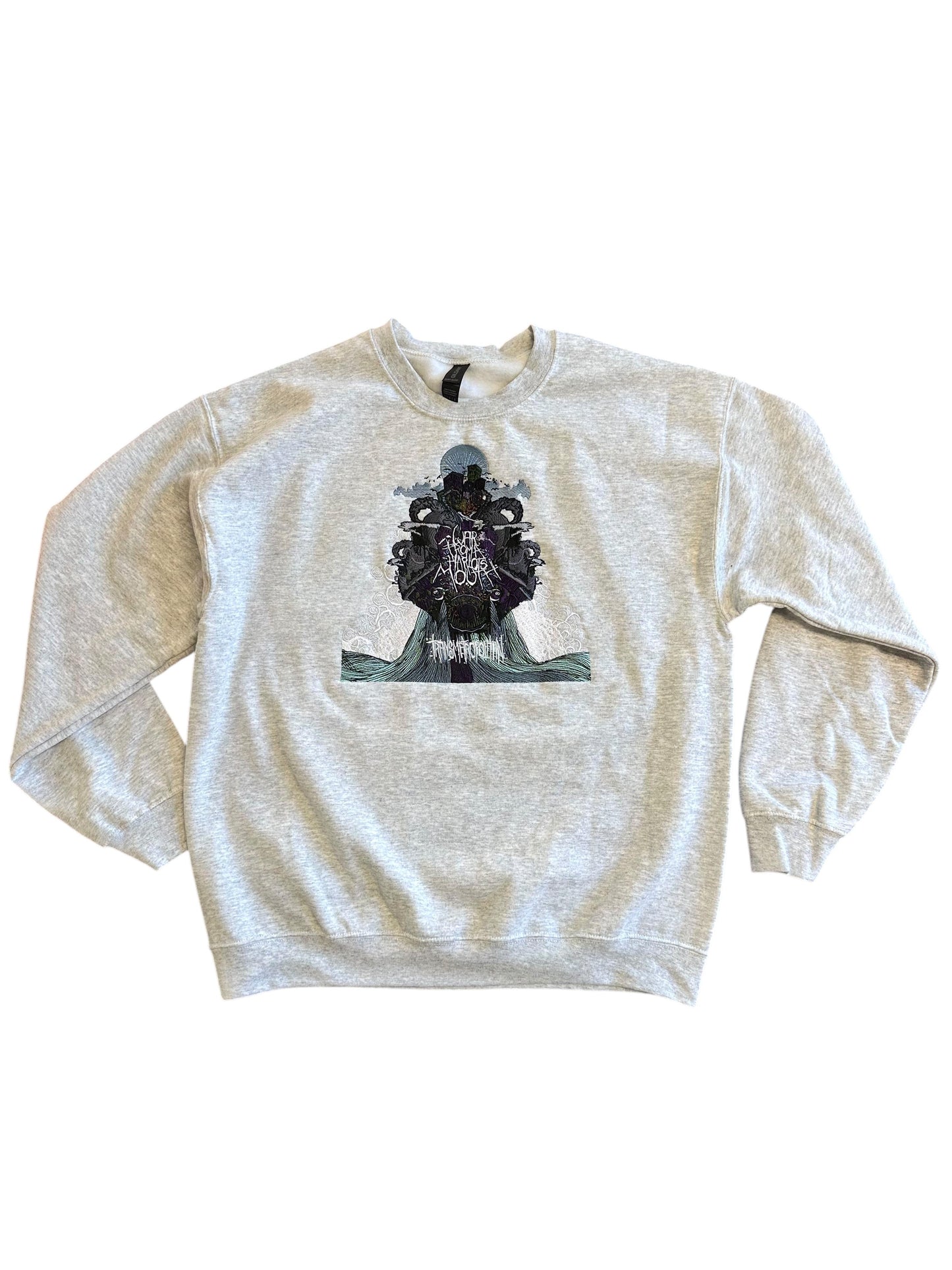 Transmetropolitan Embroidery Sweater Ash Grey Heather