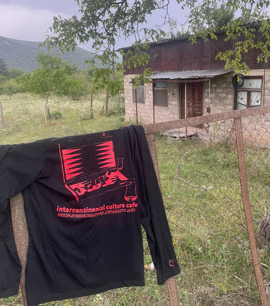 Intercontinental Culture Cafe Longsleeve schwarz Backprint